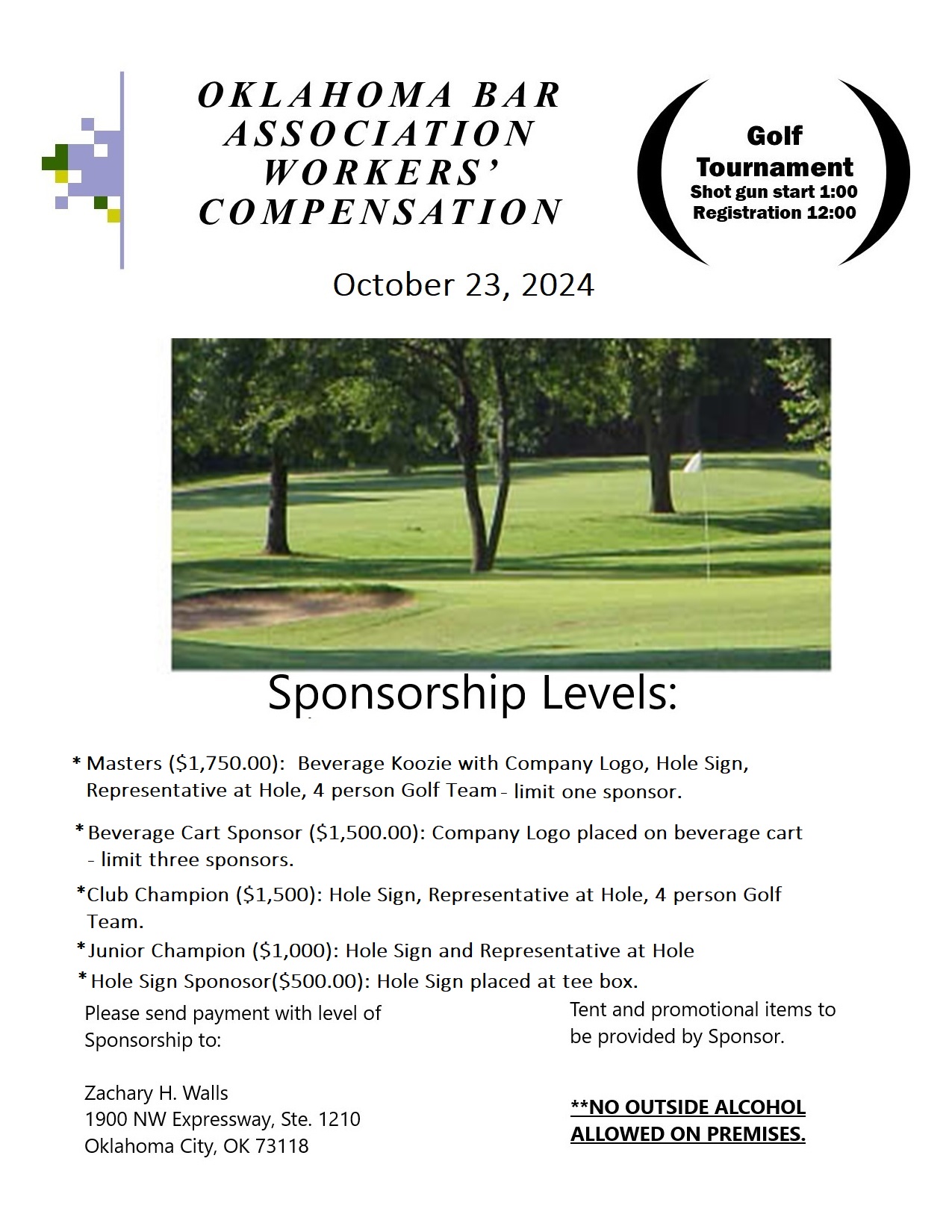 Golf Flyer 2024 Sponsor